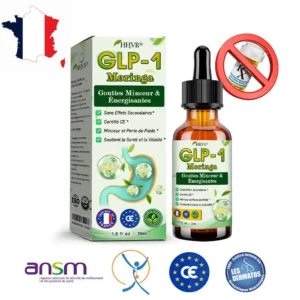 HHVB® GLP-1 Moringa Minceur & Gouttes de Boost de Santé