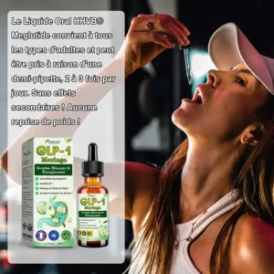 HHVB® GLP-1 Moringa Minceur & Gouttes de Boost de Santé