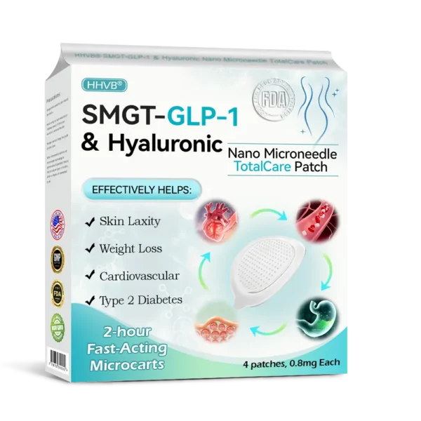 HHVB® SMGT-GLP-1 ＆ Hyaluronic Nano Microneedle TotalCare Patch