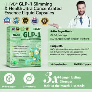 𝐇𝐇𝐕𝐁® 𝐆𝐋𝐏-𝟏 𝐒𝐥𝐢𝐦𝐦𝐢𝐧𝐠 & 𝐇𝐞𝐚𝐥𝐭𝐡 𝐔𝐥𝐭𝐫𝐚 𝐂𝐨𝐧𝐜𝐞𝐧𝐭𝐫𝐚𝐭𝐞𝐝 𝐄𝐬𝐬𝐞𝐧𝐜𝐞 𝐋𝐢𝐪𝐮𝐢𝐝 𝐁𝐞𝐚𝐝𝐬