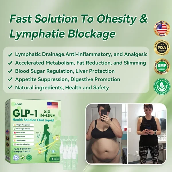 𝑯𝑯𝑽𝑩® 𝐺𝐿𝑃-𝟏  𝑺𝑰𝑿 𝑰𝑵-𝑶𝑵𝑬 Slim & Health Oral Solution — Burn Fat, Control Appetite, Boost Energy 🇺🇸