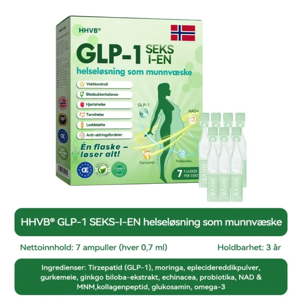 𝑶𝒇𝒇𝒊𝒄𝒊𝒂𝒍 𝑺𝒕𝒐𝒓𝒆  | 𝑯𝑯𝑽𝑩®💖𝐺𝐿𝑃-𝟏  Seks-i-én helseløsning som munnvæske (Kun én gang i uken – synlige resultater på 7 dager） ✅  For overvekt, hjerte- og karhelse, diabetes, søvnapné, leddplager og mer