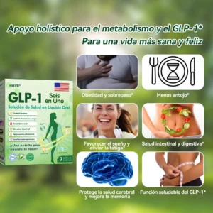 Tienda Oficial | 𝙃𝐻𝑉𝖡®🌿🌿𝐺𝐿𝑃-𝟏 𝑆𝑖𝑥 𝑖𝑛-𝑂𝑛𝑒 𝑆𝑜𝑙𝑢𝑐𝑖𝑜𝑛 𝑜𝑟𝑎𝑙 𝑙𝑖𝑞𝑢𝑖𝑑𝑎 (Solo una dosis al día, cambios visibles en 7 días) ✅ Para obesidad, salud cardiovascular, diabetes, apnea del sueño, problemas articulares y más.